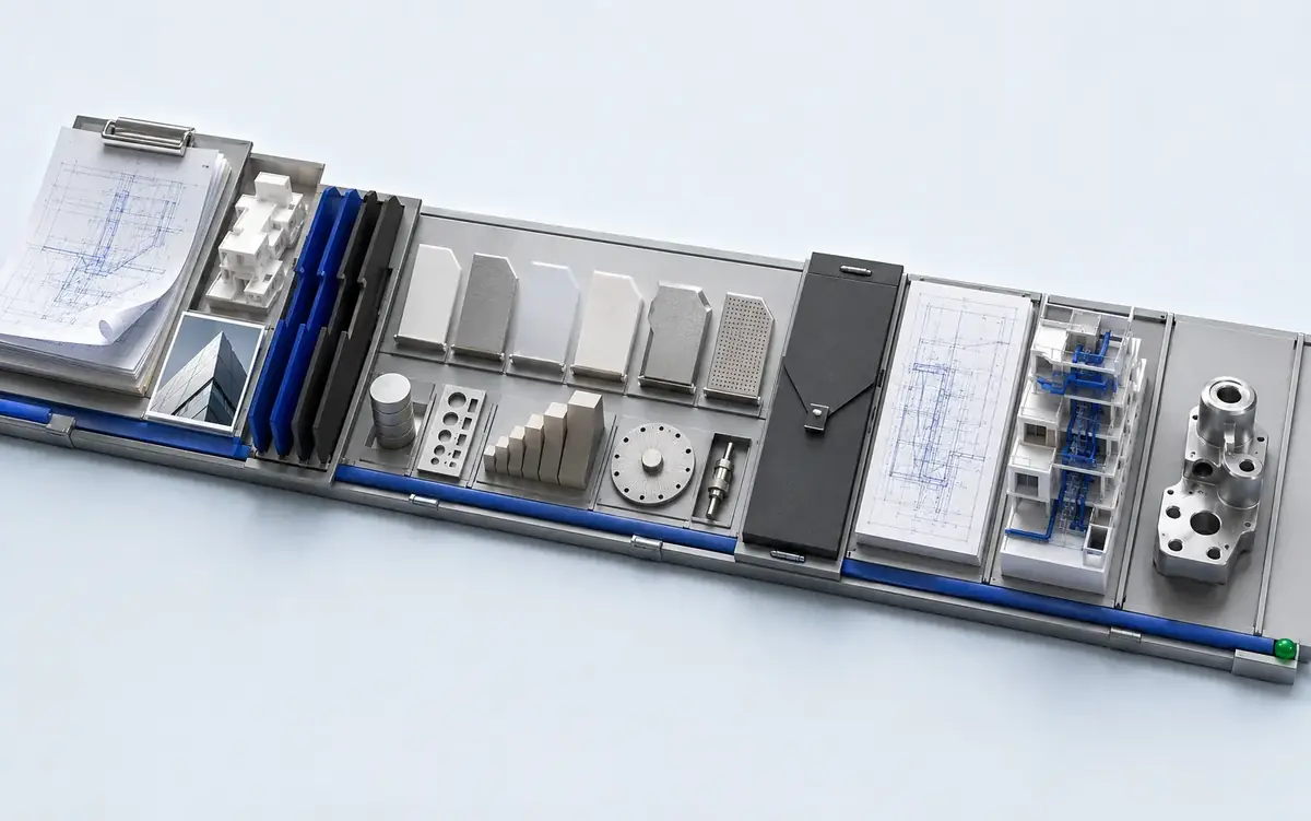 Project brief linking representative source files, delivery requirements and finished CAD, BIM and mechanical outputs